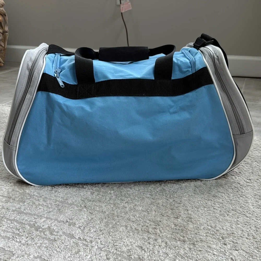 Gently Used Adidas Blue 2 Pocket 2Set Handles- Medium-Size-Heavier Weight Canvas